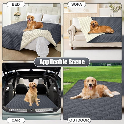 Smiry Waterproof Dog Bed Cover Pet Blanket, Soft Washable Dog Blanket - Image 7