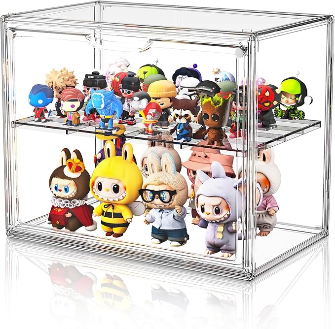 Large Acrylic Display Case for Collectibles, Stackable Hobby Blind Box Figurine - Image 8