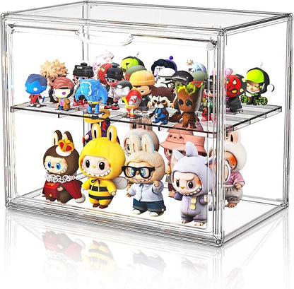 Large Acrylic Display Case for Collectibles, Stackable Hobby Blind Box Figurine - Image 8
