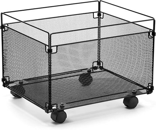Harloon 1 Pack Mesh Rolling File Carts by Muasung