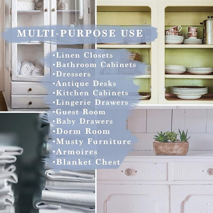 8X Linen Scented Drawer Liners for Dresser - Image 9