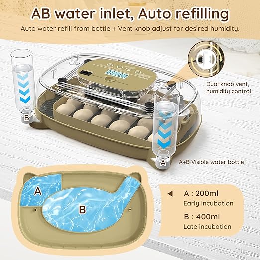 24 Egg Incubator for Hatching Eggs - Image 3
