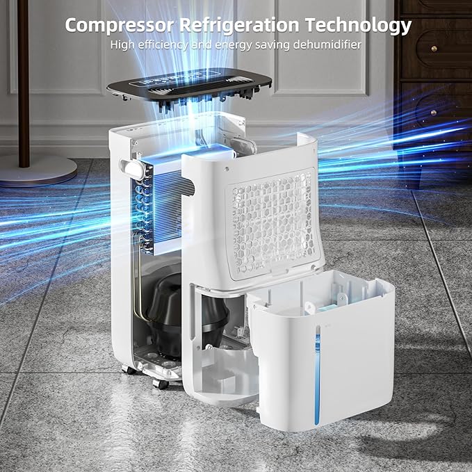 3, 000 Sq.Ft 60 Pint Dehumidifier - Image 2