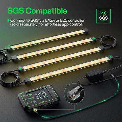 VIVOSUN Lumaray LED Grow Light Bars 16”, Full Spectrum Side Lighting - Image 7