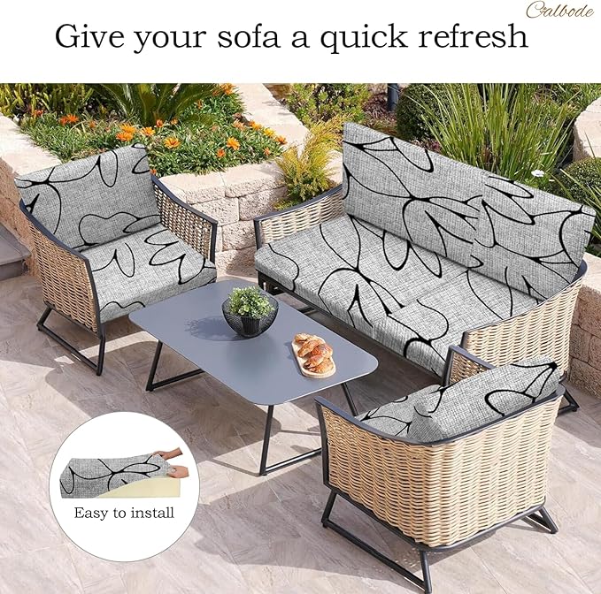 8PCS Waterproof Patio Sofa Covers - Image 5