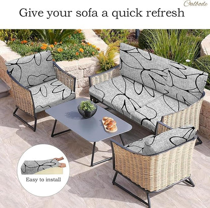 8PCS Waterproof Patio Sofa Covers - Image 5