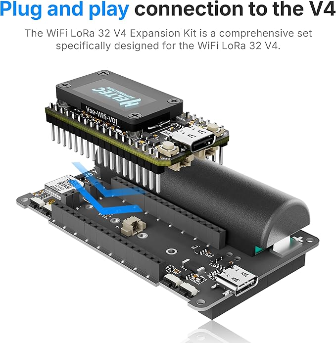 Heltec ESP32 LoRa V4 Development Board Tempered Glass Sensor Kit - Image 5