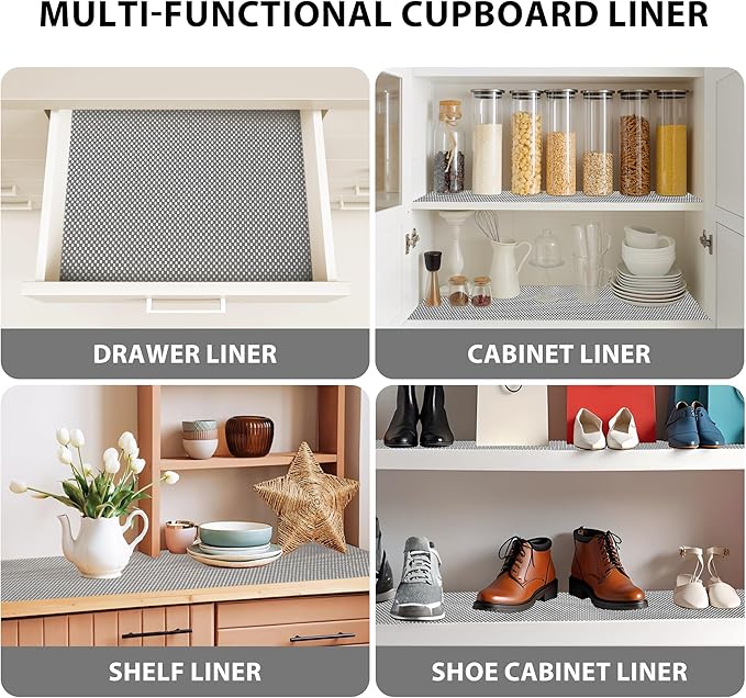 Shelf Liners for Cabinets-Drawer Liner Cabinet Liners for Shelves Kitchen - Image 5