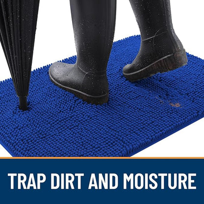 OLANLY Dog Door Mat for Muddy Paws 32x20, Absorbs Moisture and Dirt, Absorbent - Image 2
