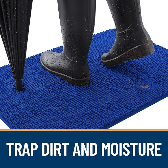 OLANLY Dog Door Mat for Muddy Paws 50x30, Absorbs Moisture and Dirt, Absorbent - Image 2