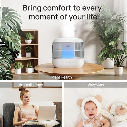 Dreo Humidifiers for Bedroom, 4L Top Fill for Large Room, 36H Runtime, 28 dB - Image 8