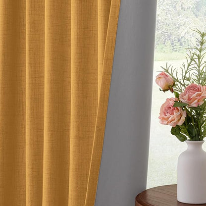 INOVADAY Thermal Sliding Door Curtains 100% Blackout Curtains - Image 5