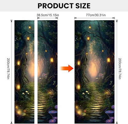 3D Door Stickers, Peel and Stick Vinyl Wallpaper ，Self-Adhesive Mural - Image 3