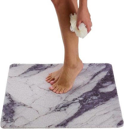 Enkosi Loofah Shower Mat Non Slip – Square Anti Slip Bath Mat by ENKOSI