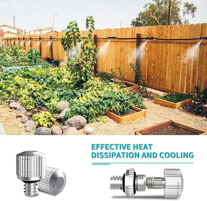 Fogland Misting Nozzles for Cooling System:35pcs Clogging-Prevent Cleanable - Image 2