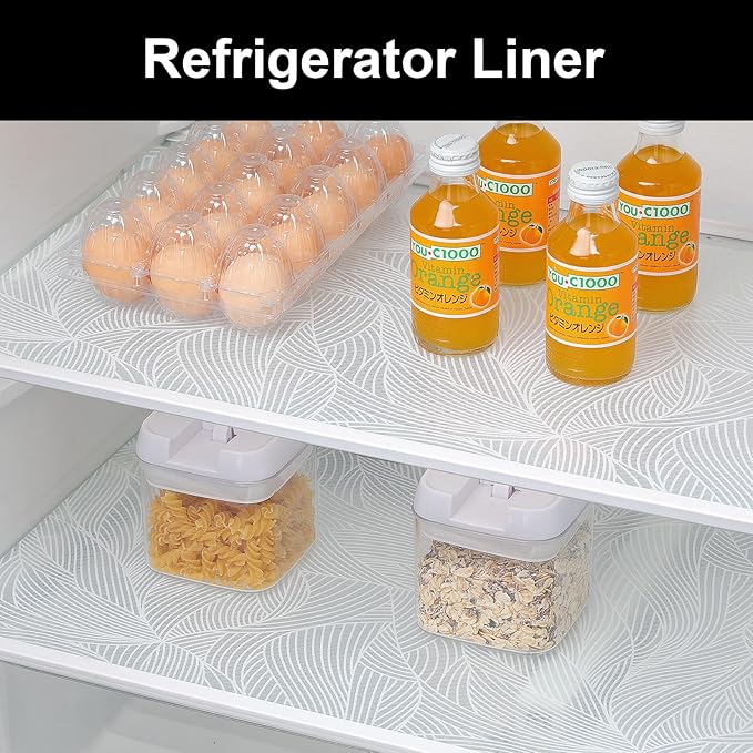 Cooyes Shelf Liner, Non-Adhesive Waterproof Drawer Liner, Durable Easy-to-Cut - Image 4