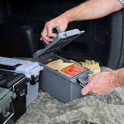 Sheffield 12759 4-Pack Ammo Storage Box, Stackable .30 Cal Field Boxes - Image 9