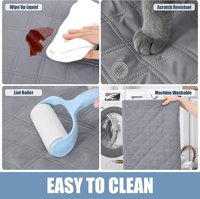 Smiry Waterproof Couch Covers for Dogs Washable, Reversible Pet Couch Covers - Image 5