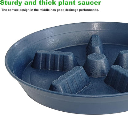 4 Pack Plant Saucer 12 inch, 8 10 14 17 inch, Plant Stand Plastic Plant Saucers - Image 4