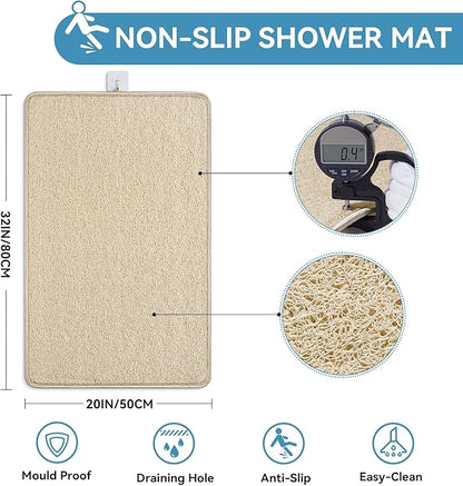 Non Slip Shower Mat Bathtub Mat 20x32 Inch, Quick Dry Bath Mat - Image 3