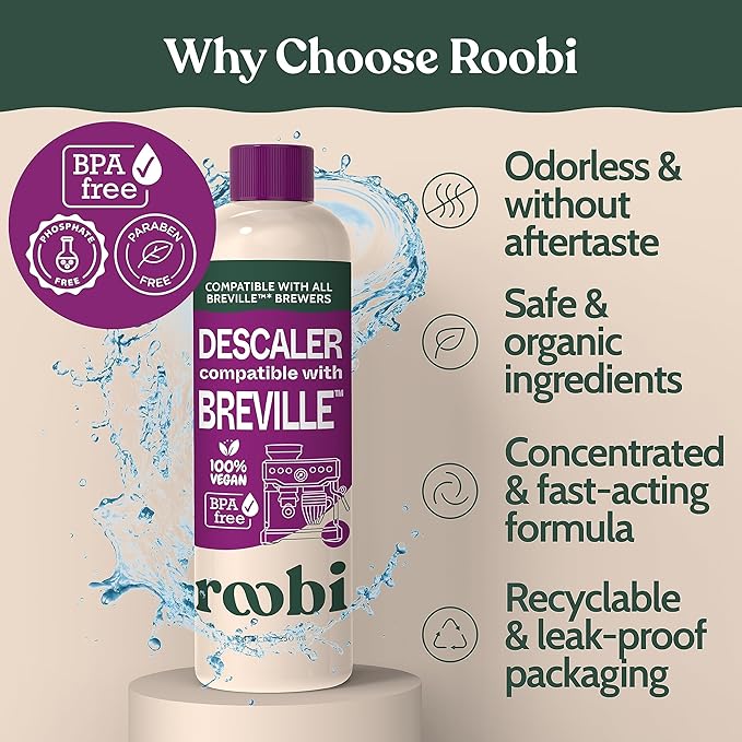 Breville Compatible Descaling Solution. Specially Formulated to Clean & Descale - Image 5