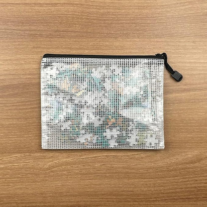 Oaimyy-B5, Mesh Zipper Pouch Document Folders Bag Plastic Zip File Folders - Image 7