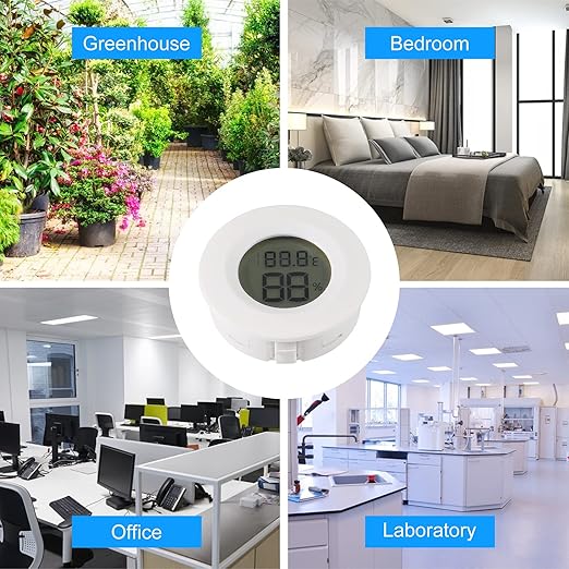 4pcs Mini Hygrometer Thermometer Digital LCD Monitor Indoor/Outdoor Humidity - Image 4