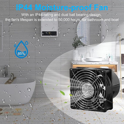 4.72" High-Speed Axial Exhaust Duct Fan - Image 3
