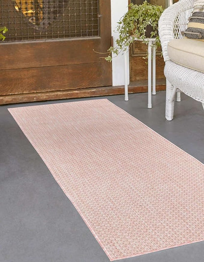 Unique Loom Collection Casual Transitional Solid Heathered Indoor/Outdoor - Image 4