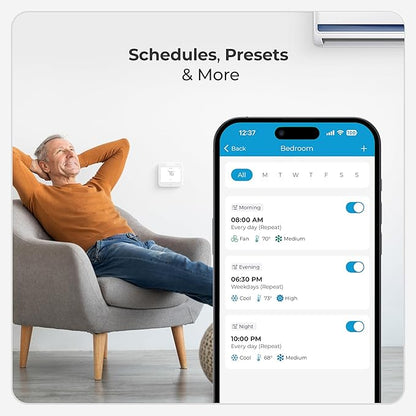 Breez Max | ENERGY STAR CERTIFIED Smart AC Controller | WiFi Thermostat - Image 6