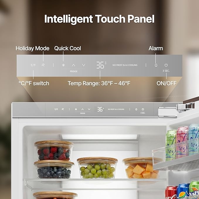 Ca'Lefort Panel Ready Refrigerator Dual Zone, Built-in panel-ready fridge - Image 4