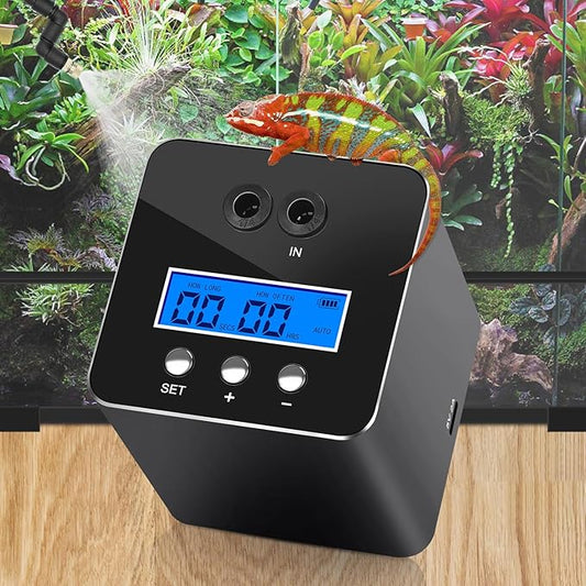 reptile humidifier, LCD with timing function, time length and interval can be by RUNWUSHENG