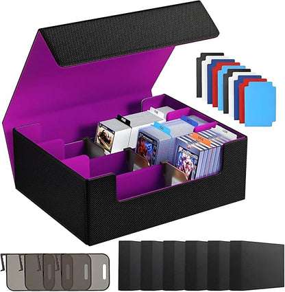 Card Storage Box For Trading Cards 1800+, Card Deck Box by Co-opting