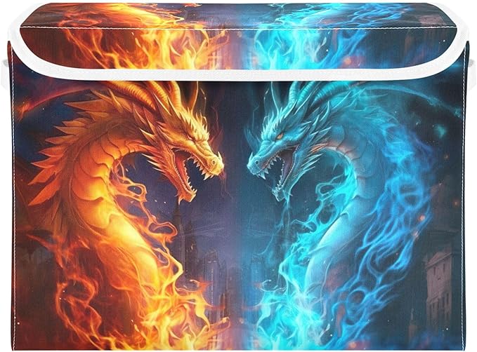 xigua Fire and Ice Dragon Storage Bins by LLCxigua
