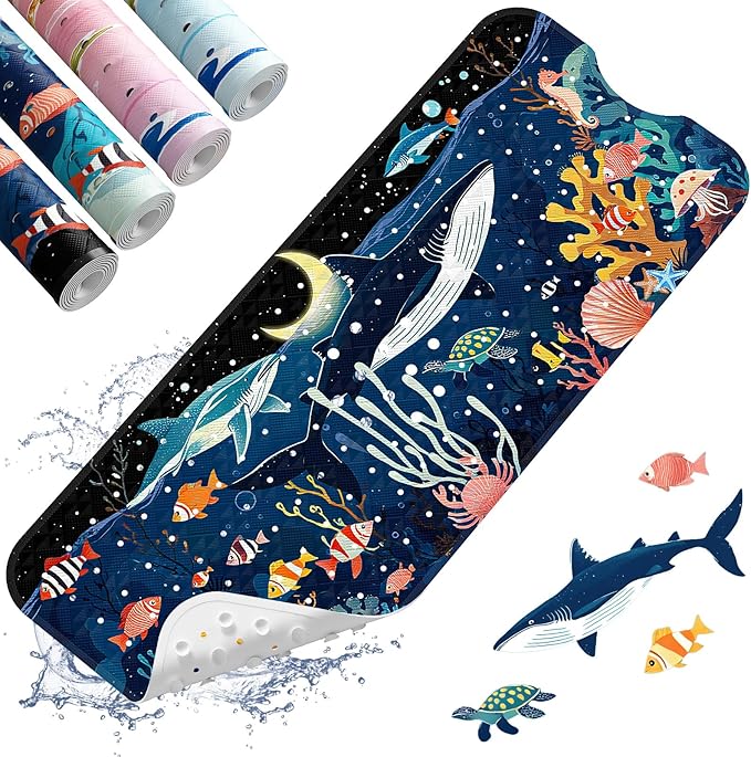 XIYUNTE Baby Bath Mat for Tub Non Slip Kids Bath Mat by XIYUNTE