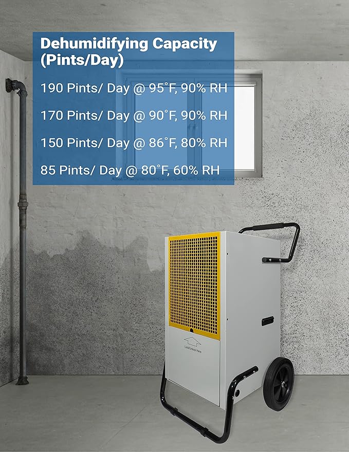 Royal Sovereign 160 Pint Commercial Dehumidifier - Image 5