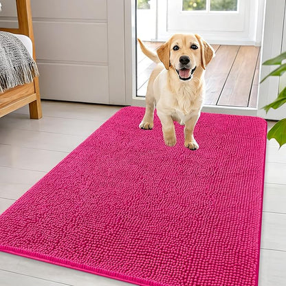 OLANLY Dog Door Mat for Muddy Paws 44x32, Absorbs Moisture and Dirt, Absorbent by OLANLY