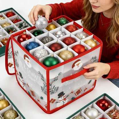 Christmas Bauble and Decoration Storage Cube - Image 5