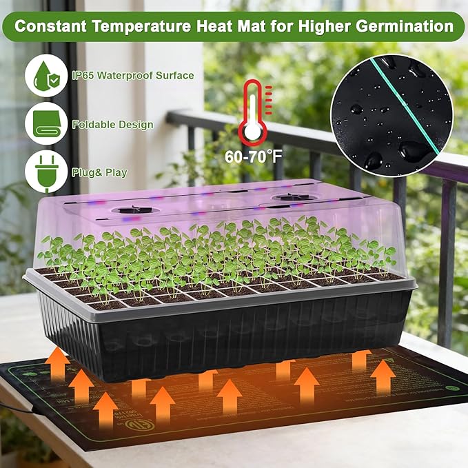 60-Cell Self-Watering Seed Starter Tray - Image 4