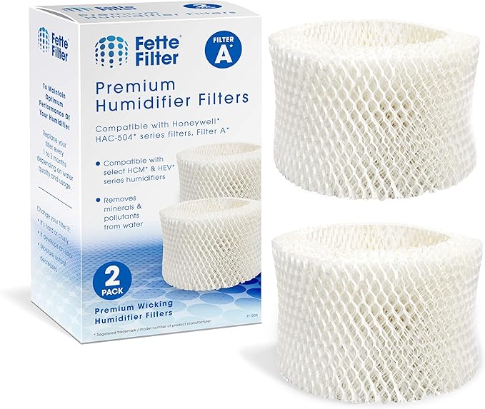 HAC-504 Premium Humidifier Wicking Filter Compatible by Fette+Filter