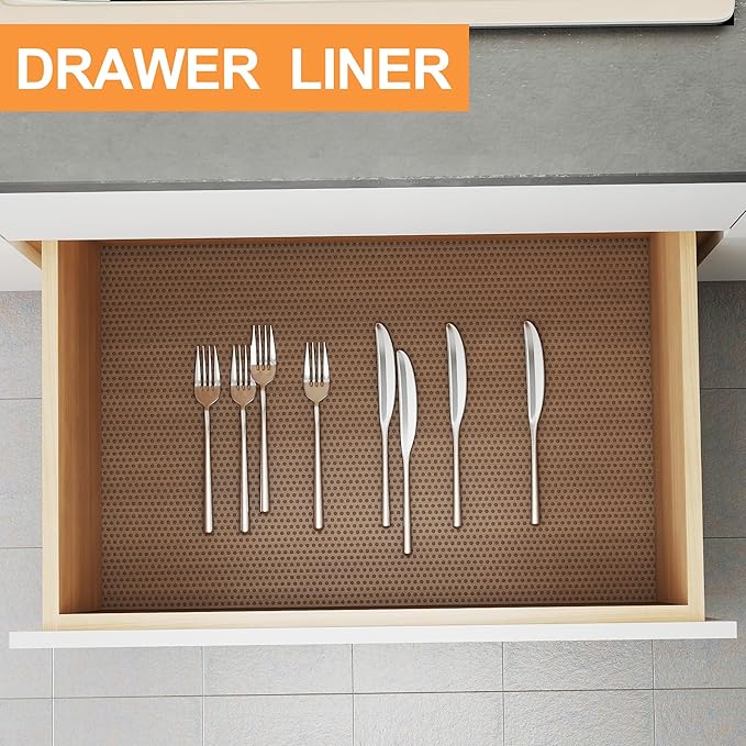 FLPMIX Clear Shelf Liners for Cabinets: 24" Wide Waterproof Under Sink Mat - Image 4