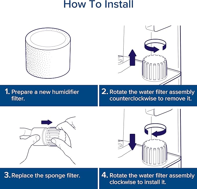 LEVOIT 10-Pack Top Fill Humidifier Replacement Filters, Capture Particles to - Image 8