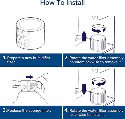 LEVOIT 10-Pack Top Fill Humidifier Replacement Filters, Capture Particles to - Image 8