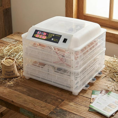 96 Egg Incubator, Efficient Incubator Hatching Eggs, - Image 5