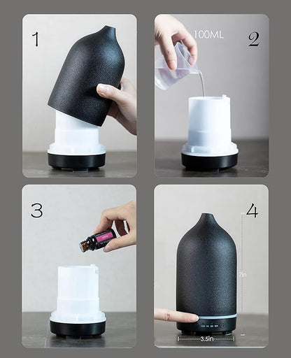 Essential Oil Diffuser, Handcrafted Ceramic Diffuser - Image 6