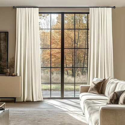 INOVADAY Thermal Sliding Door Curtains 100% Blackout Curtains - Image 2