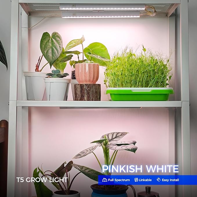 Barrina Grow Light for Indoor Plants, Full Spectrum Sunlight, 1ft Grow Lamp - Image 2