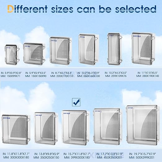 Waterproof Outdoor Project ABS Plastic Junction Box IP67 Weatherproof Dustproof - Image 4