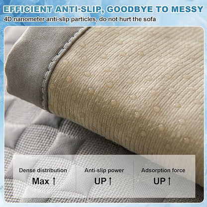 OTOB Cooling Dog Couch Cover Ice Silk Fiber, Washable & Non Slip Sofa - Image 7