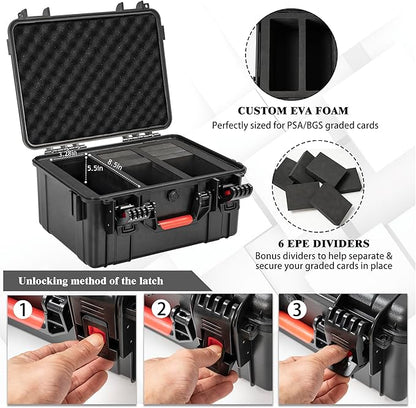 Graded Card Case Storage Box, Trading Card Storage Box, Waterproof Card Slab - Image 3